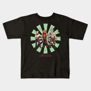 Biker Mice From Mars Retro Japanese Kids T-Shirt